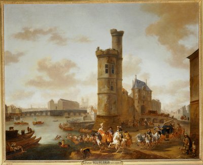 Torni ja Porte de Nesle Pariisissa ... tekijältä Erich Lessing