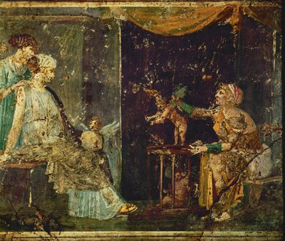 Kaksi eleganttia naista hankkijan luona tekijältä Erich Lessing