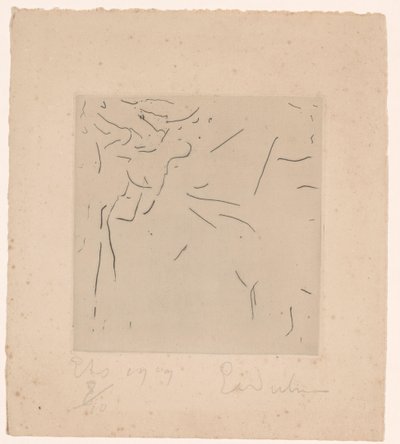 Abstrakti koostumus tekijältä Erich Wichmann (signed by artist)