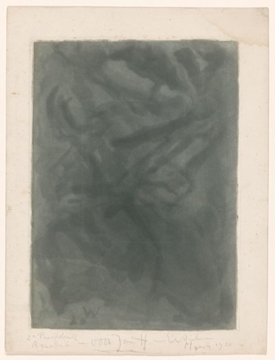 Abstraktiokoostumus tekijältä Erich Wichmann (signed by artist)
