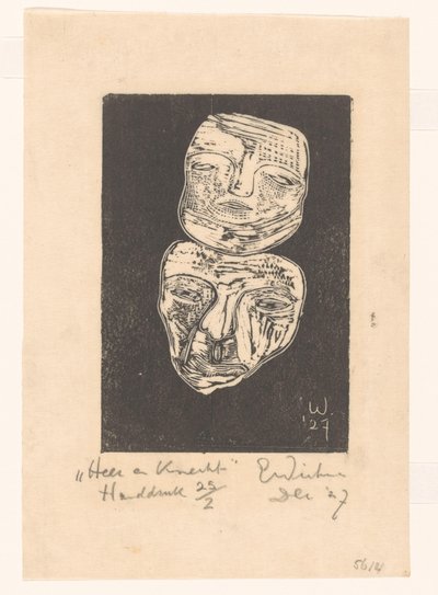 Herra ja palvelija (alkuperäinen nimi esineessä) tekijältä Erich Wichmann (signed by artist)