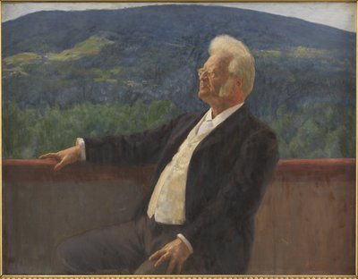 Bjørnstjerne Bjørnsonin muotokuva tekijältä Erik Theodor Werenskiold
