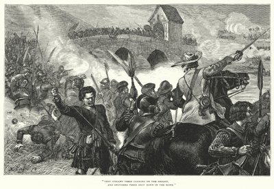 The Battle Of Bothwell Bridge (kaiverrus) tekijältä Ernest (after) Crofts