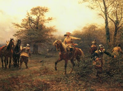 Boscobelin tammi (värilitro) tekijältä Ernest (after) Crofts