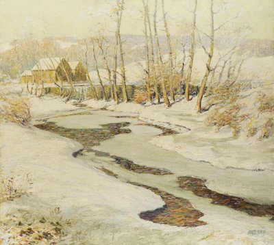 Mill Stream (öljy masoniittiin) tekijältä Ernest Albert