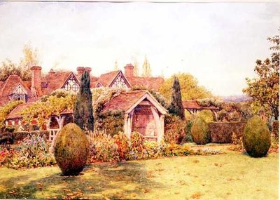 Gardens at Great Tangley Manor nro. Guildford tekijältä Ernest Arthur Rowe