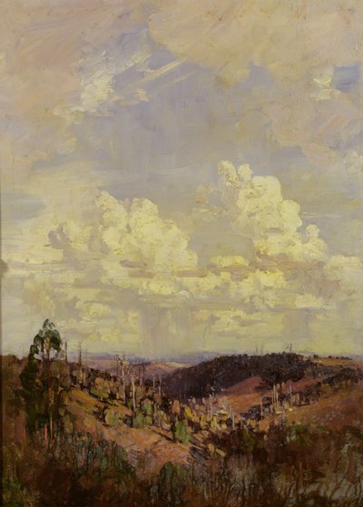 Ja olkoon illan ja aamun pilvet (Tennyson) (Tennyson) tekijältä Arthur Streeton