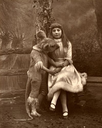 Liisa ja dormouse, 1887 tekijältä Ernest Barraud