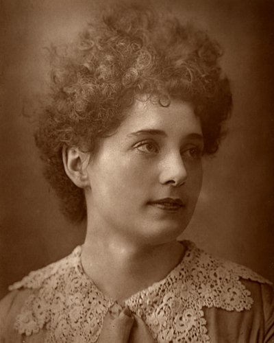 Blanche Horlock, brittiläinen näyttelijä, 1887 tekijältä Ernest Barraud