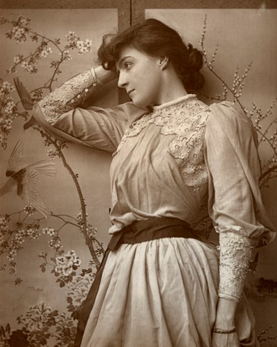 Cora Urquhart Brown-Potter, yhdysvaltalainen näyttelijä, 1887 tekijältä Ernest Barraud