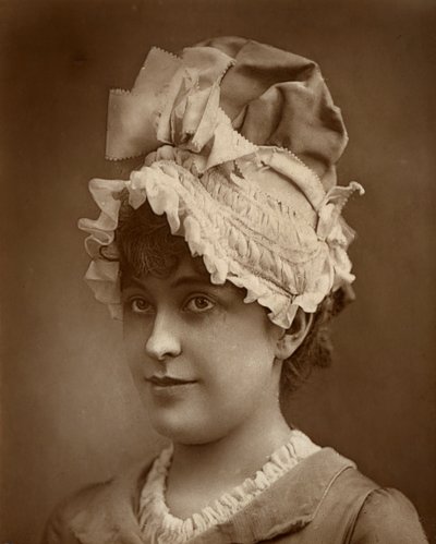 Geraldine Ulmar, yhdysvaltalainen laulaja ja näyttelijä, 1887 tekijältä Ernest Barraud