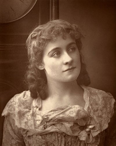 Kate Rorke, brittiläinen näyttelijä, Sophiassa, 1887 tekijältä Ernest Barraud