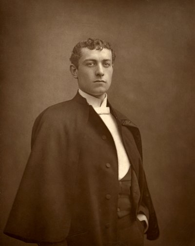 Lewis Waller, brittiläinen näyttelijä, 1887 tekijältä Ernest Barraud