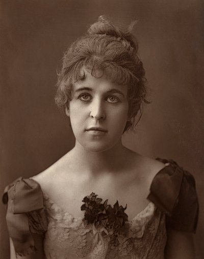 Miss Norreys, brittiläinen näyttelijä, 1887 tekijältä Ernest Barraud
