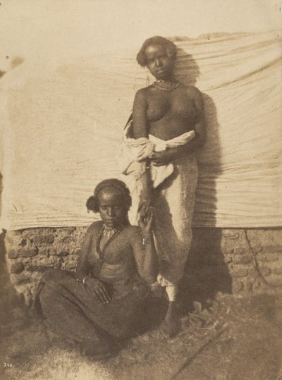 [Kaksi naista], 1852. tekijältä Ernest Benecke