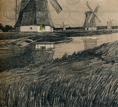 "Lähellä Rotterdamia", vuodelta 1912 tekijältä Ernest Bewlay