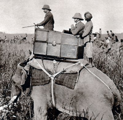 Yrjö V 1911 metsästys Nepalissa (1911) tekijältä Ernest Brooks