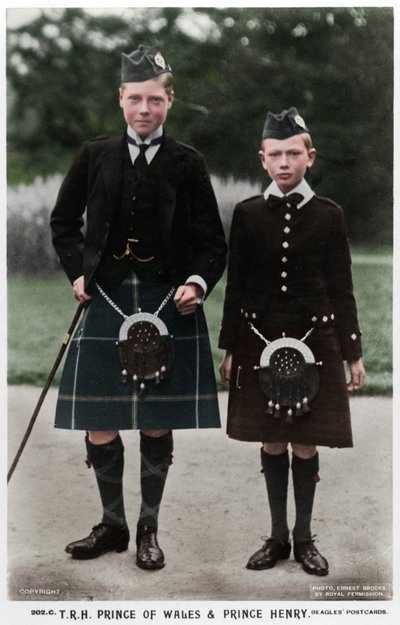 Walesin prinssi ja prinssi Henry, vuodelta 1910 tekijältä Ernest Brooks