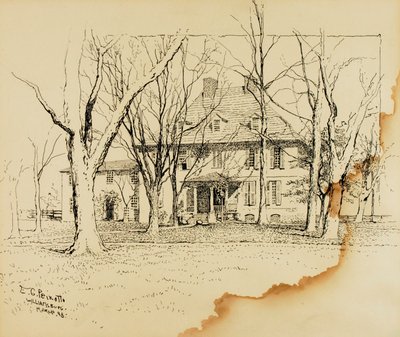 William and Mary Collegen presidentin koti tekijältä Ernest C. Peixotto