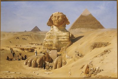 Sfinksin kaivaus, 1887 tekijältä Ernest Carl Eugen Koerner