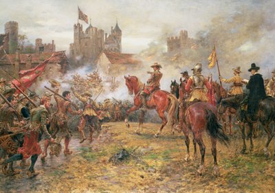 Cromwell Storming of Basing Housessa tekijältä Ernest Crofts