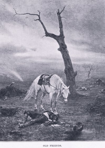 Vanhoja ystäviä, The Magazine of Art 1893, Cassell and Company -lehdestä. tekijältä Ernest Crofts