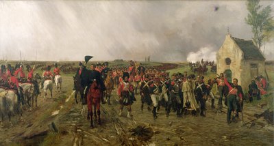 Wellingtonin marssi Quatre Brasista Waterlooon, 1878 tekijältä Ernest Crofts