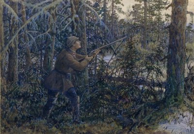 Metson metsästys, 1937 tekijältä Ernest Ernestovich Lissner