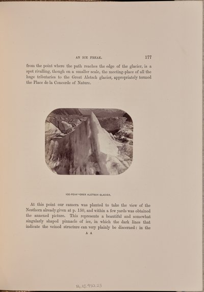 Ice-Peak - Ylä-Aletschin jäätikkö tekijältä Ernest H. Edwards