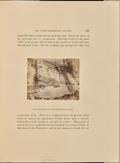 Unter Grindelwaldin jäätikön vieressä olevat raidat tekijältä Ernest H. Edwards