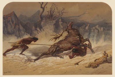 Metsästys, 1871 tekijältä Ernest Henry Griset