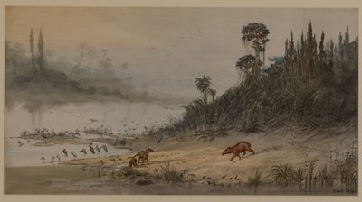 Maisema, 1871 tekijältä Ernest Henry Griset