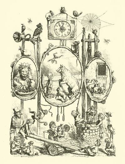 National Nursery Rhymes, Frontispiece tekijältä Ernest Henry Griset