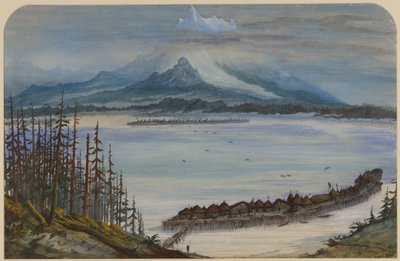 Esihistoriallinen maisema, 1871 tekijältä Ernest Henry Griset