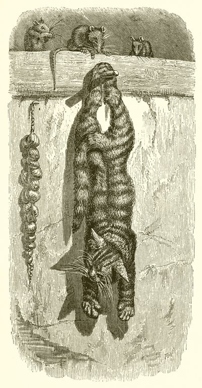 Kissa ja hiiret tekijältä Ernest Henry Griset