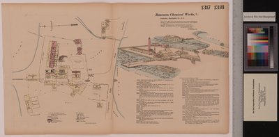 Volume 14, Rancocas Chemical Works, Hexamer General Surveys, Burlington, New Jersey, 1878 tekijältä Ernest Hexamer