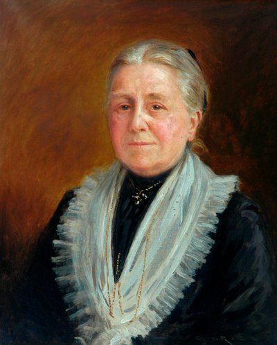 Rouva Mary Anna Foster (öljy kankaalle) tekijältä Ernest Higgins Rigg
