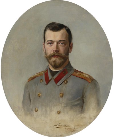 Keisari Nikolai II:n muotokuva 1868-1918, 1897 tekijältä Ernest Karlovich Liphart