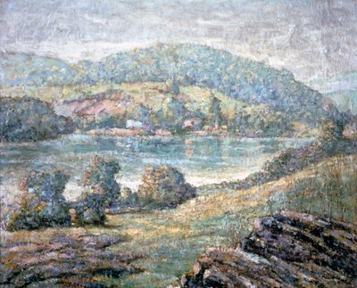 Morning Light, River Valley, Connecticut, 1919 tekijältä Ernest Lawson