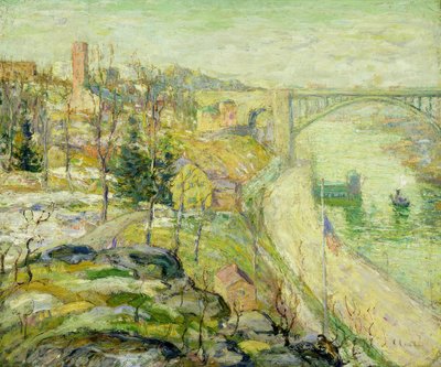 Washingtonin silta, New York tekijältä Ernest Lawson