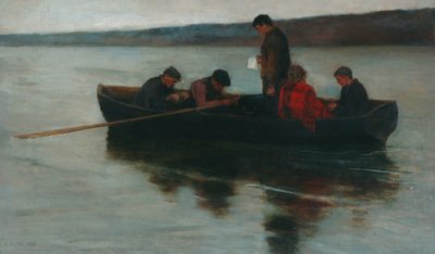 Lapsen hautajaiset ylämailla, 1896 tekijältä Ernest Leopold Sichel