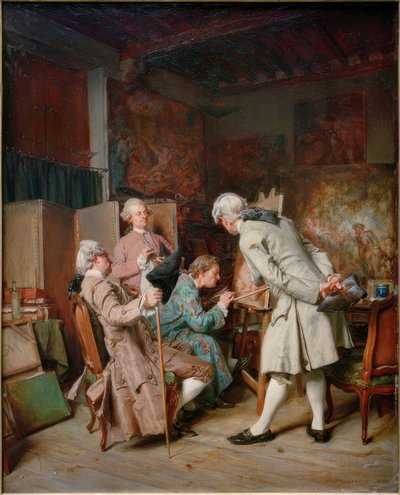 Maalauksen ystävät tekijältä Ernest Meissonier