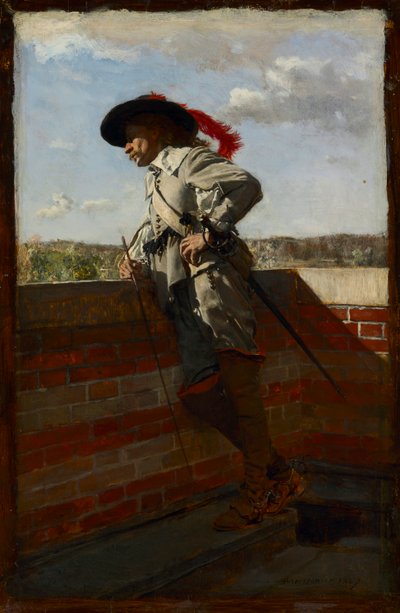 Terassilla tekijältä Ernest Meissonier