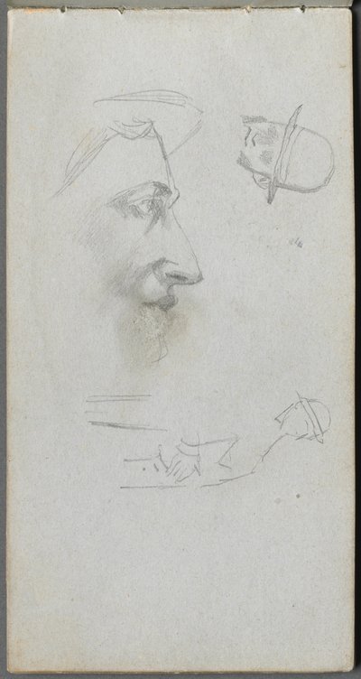 Luonnoskirja, sivu 14: Kuvat. tekijältä Jean-Louis Ernest Meissonier