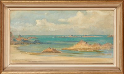 St. Lunaire (öljy kankaalle) tekijältä Ernest Normand