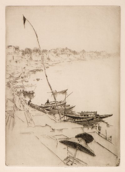 Rukouslippu, 1900-luku (etsaus ja kuivakärki) tekijältä Ernest Stephen Lumsden