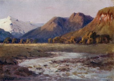 Asunnot, jotka sijaitsevat Plateau Heightsin välissä, Etelä-Andeilla tekijältä Ernest William Christmas