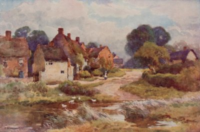 "Kerjäläisluuta" (väri litho) tekijältä Ernest William Haslehust