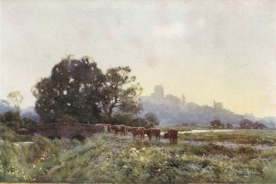 Dorchester dels Meadows (litografia de color) finlandès tekijältä Ernest William Haslehust