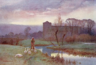 Thames-joki: Dorchester (värilitro) tekijältä Ernest William Haslehust